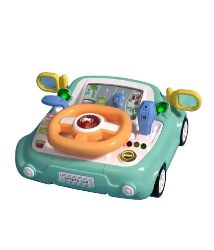 Steering Wheel Multi-function Traffic Steering Wheel( 3AA Batteries Not Include)