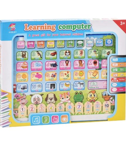 Wholesale Kids Early Educational Toy Fun Pads Study Learning Laptop Machine Computer English Tablet