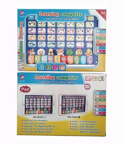 Baby Early Learning Toy Intelligent Spanish English Study Machine Tablet PC Toy for Kids Toys Educational
