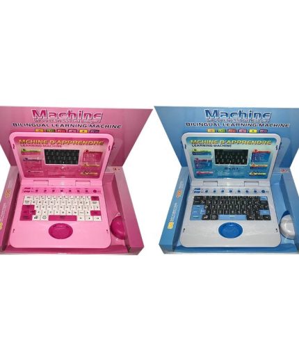 English French Bilingual LED Screen Game Kids Computer Laptop Learning Machine