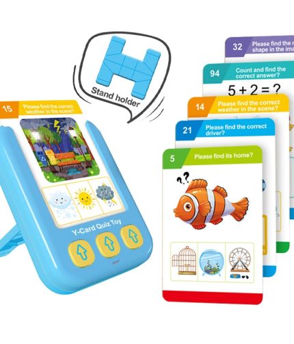 Samtoy Educational 55 Cards Point Cognitive Cards Reading Machine Toy Talking Flash Card Learning Toys with Change Language