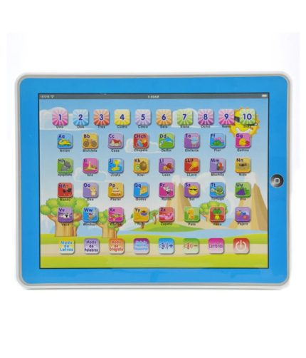 Touch function mini laptop learning computer for kids in spanish