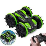 1:20 2.4G 360 Drift Rotation Waterproof Double Sided Off Road Skidding Radio Remote Control Vehicle Amphibious RC Stunt Car