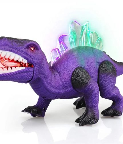TOY Life Electric Simulation Dino Walking Dinosaur Toy with Roaring Sound And LED lights