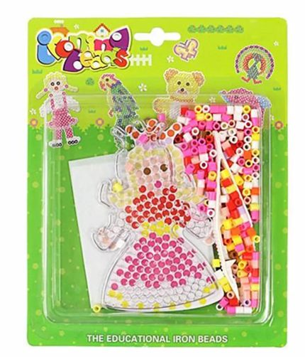 270 PCS DIY Frog and Princess Multi Colour Fuse Perler Beads With Pegboard