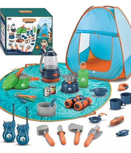 29PCS Kids Outdoor Game Set Camping Forest Adventure Toy Tent for Educational