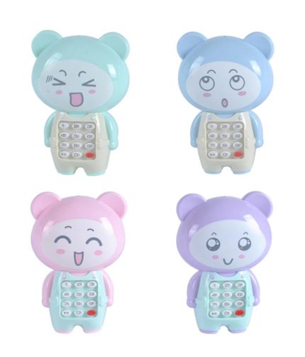 4 Kinds Mixed Kids Musical Cartoon Mobile Phone Toy