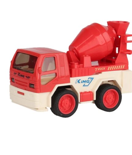 4PCS Construction Truck Set Sliding Friction Model Small Car Diecast Toy Vehicles for Kids