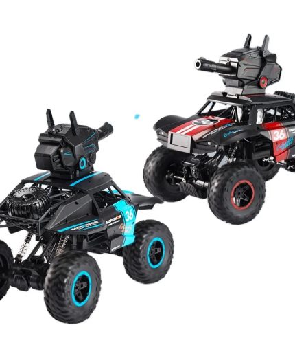 4WD Radio Control High Speed Racing Crawler Water Bomb Crawler Climbing Car for Children with Assemble Turret