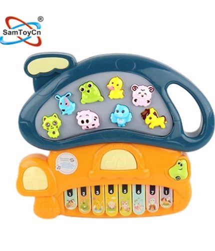 Battery Operated Animal Mushroom House Electronic Organ Keyboard Piano for Kids