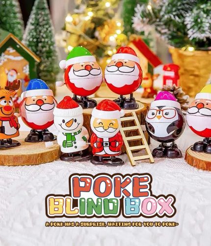 Christmas Gift Christmas Poke Blind Box Set Walking Clockwork Wind Up Toys for Kids