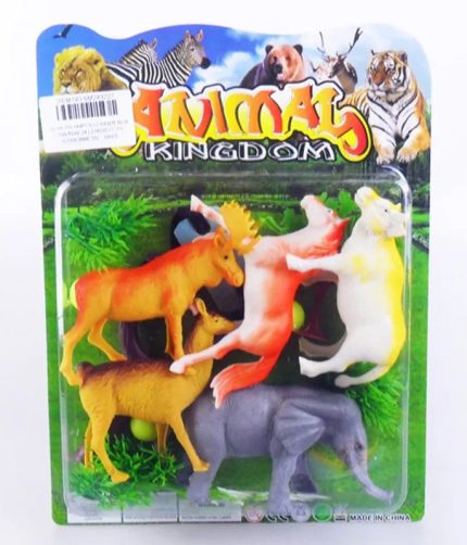 Cute and funny zoo animal set toy for kids