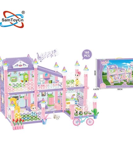 DIY Kids Dream Exquisite Princess House Model Mini House Toy Pretend Play for Children Girl Gift