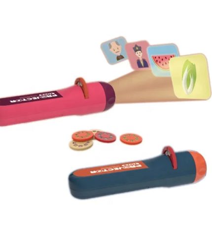 Electric Educational Mini Projection Flashlight Torch Toy for Kids