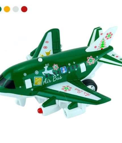 Electric Open Door Metal Pull Back Diecast Plane Scale Model Aircraft Die Casting Airplane Toy Alloy Helicopter with Music Light