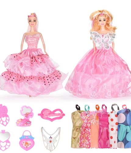 Girl Gift Toy Dolls Clothes Dresses UP Accessories 11 Inch Solid Baby Fashion Joint Princess Doll for Girl