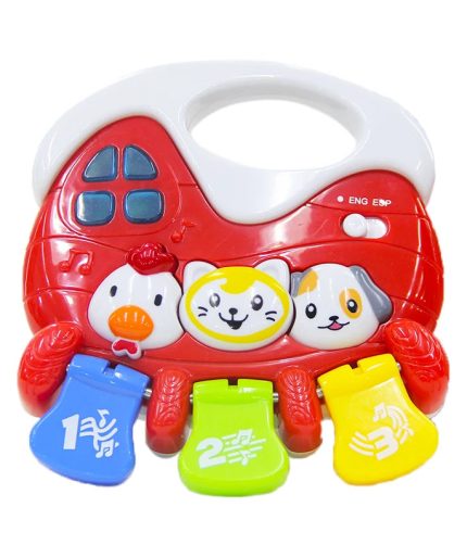 Happy Cartoon Farm Children Intelligent English Spanish Language Learning Machine