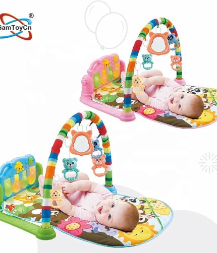 Juguetes Baratos DE China Child Fitness Blanket Baby Play Mat with Pedal Harps