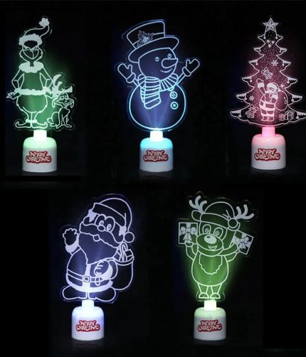 Kids Best Gift Music Colorful LED Night Light Show Tree Decoration Christmas Lights for Party Indoor and Outdoor