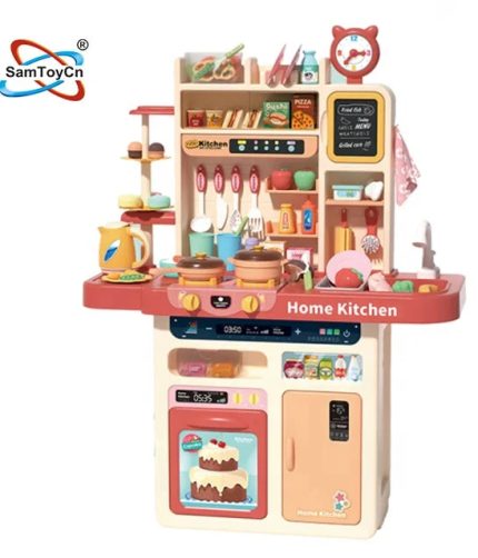 Kids Role Play Spray Musical Light Range Hood Kitchen Table Toy