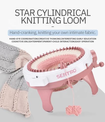 Kids Weaving Machine Toy Star 48 Needle Cylinder Knitting Machine with Certificate