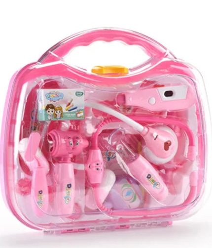 Light IC Pretend Play Ambulance Kit Set Medical Doctor Toys For Kids