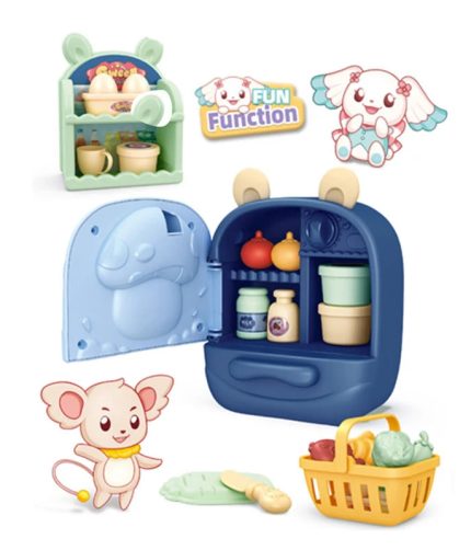 Mini Cooking Set Toys Educational Kitchen Refrigerator Toy Kids House Play Pretend