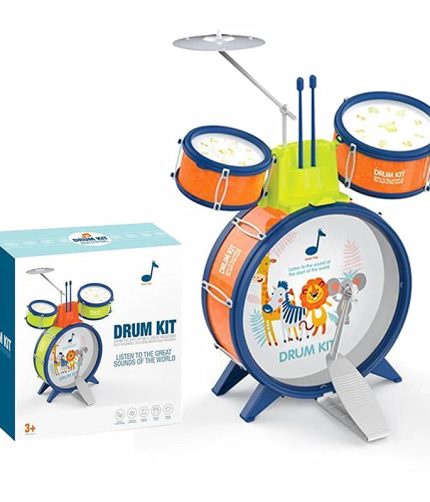 Musical Instruments Kids Acoustic Jazz Drum Set For Children