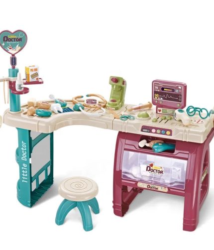 Musical Light Toy Pretend Medical Play Game Combination Sets Doctor Table Toy