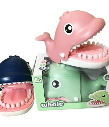 Plastic Desktop Game Kids Reaction Training Toy Whale Bite The Hand Toy