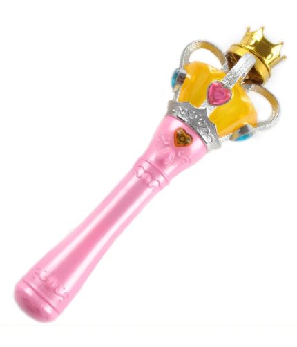 Popular diamond crown flashing magic stick wand toy with music