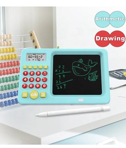 Samtoy 2 IN 1 Smart Pocket LCD Writing Tablet and Mathematics Learning Machine Toys Rapid Calculation Math Toys For Kids Gift