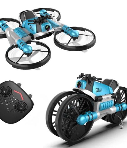 Samtoy 2 in1 Professional Watch Controller Remote Control Dual Mode Deformable Radio Control Toy Mini RC Motorcycle Drone