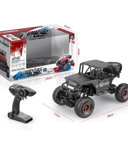 Samtoy 2.4G 1:18 Electric Alloy Metal Car Toy Climbing off Road 4WD Radio Remote Control Truck RC Crawler for Kids