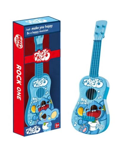 Samtoy 4 Strings Learning Simulation Montessori Toy Musical Instruments Funny Guitar Toy For Children