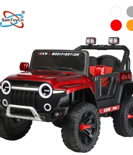 Samtoy Big Rechargeable 12V Battery 2 Seaters Kids Driving Cars Toy Electric Ride on Car for Boy Christmas Gift
