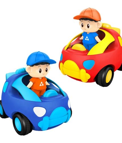 Carros de Juguete Plastic Cartoon Mini Friction Power Racing Cars Toys Pull Back Car for Boys