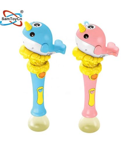 Cartoon Summer Outdoor Toys Automatic Electric Soap Bubble Maker Solution Bubble Wands Bubble Stick for Kids