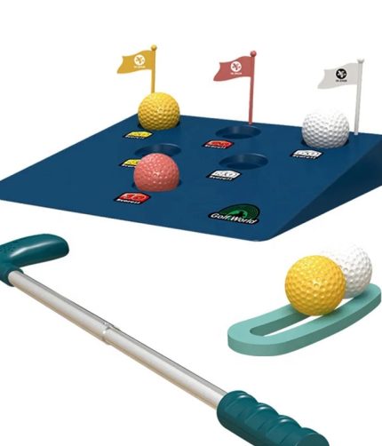 Children Indoor Outdoor Sport Game Mini Kids Plastic Golf Set Toy Golfs with Cart Balls