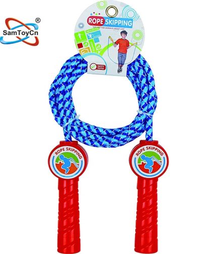 Samtoy Custom Children Handheld Long Exercise Fitness Rope Cuerda de Saltar Skipping Jump Rope for Kids