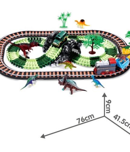 Educational Adventure Brain Game Car Adventure Toy Car Track Set Race Track Toys Dinosaur Track Cars For Boys Kids