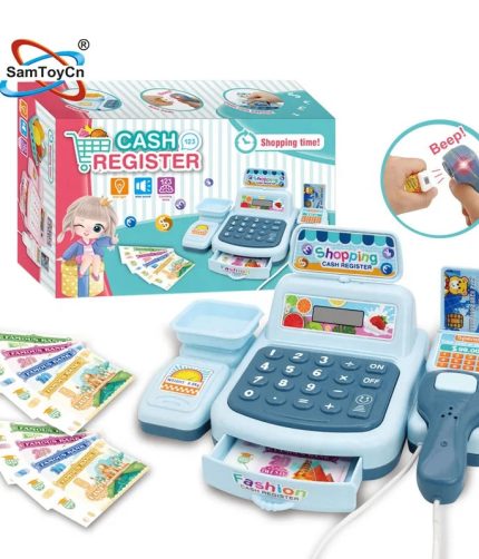 Electronic Educational other Pretend Play Preschool Juguete Shopping Supermarket Toy Cash Register Toy for Kids