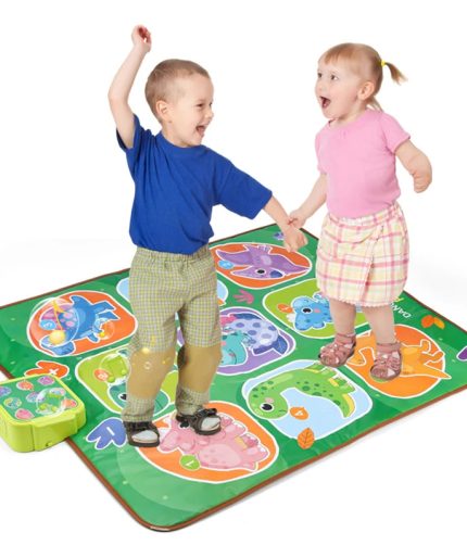 Electronic Foldable Cartoon Dinosaur Music Baby Floor Dancing Blanket Kids Activity Dance Mat Soft Play Mats