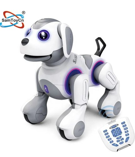 Electronic Interactive Smart Dog Intelligence Infrared Remote Control Animal Toys Robot RC Dog for Kids
