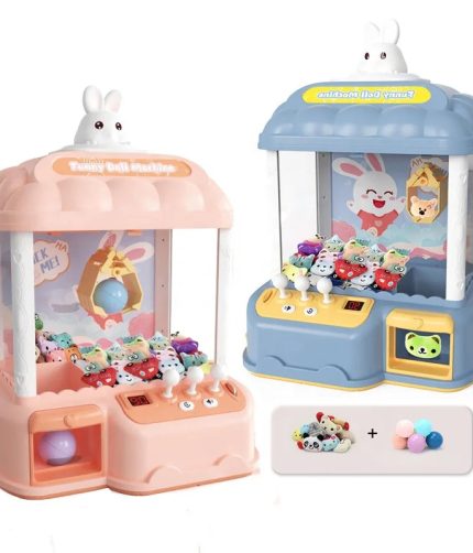 Samtoy Indoor Play Crane Game Candy Vending Machine Doll House Plush Toy Catcher Machine Large Doll Claw Machine for Gift