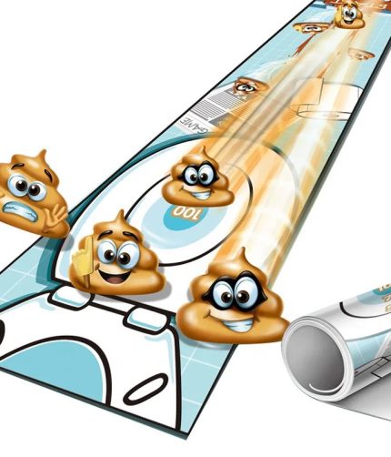 Interactive Funny Outdoor Indoor Sport Set Gaming Floor Mat Poo Curling Play Game Kids Sport Toys Floor Games for Child