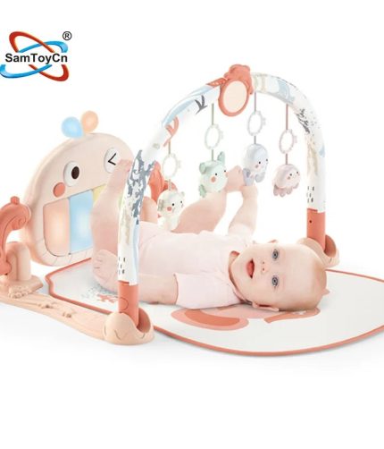 Multi Functional Newborn Infants Keyboard Fitness Musical Folding Carpet Activity Crawling Gym Baby Piano Play Mat