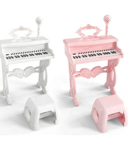 Multifunction Early Childhood Organ Can Play and Sing Children's Toy Musical Instruments Piano Keyboard with Microphone