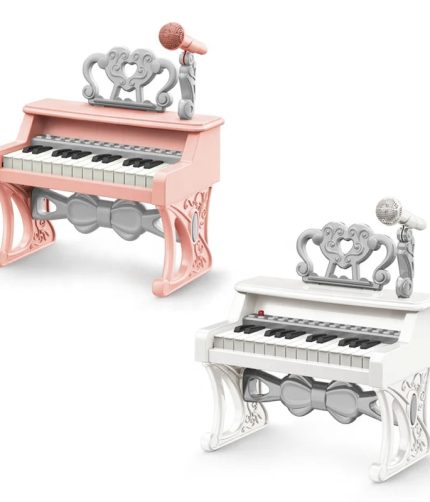 Multifunctional Piano Toy 25 Keys Singing Keyboard USB Musical Instrument Electronic Piano With Microphone