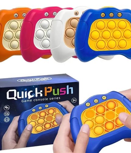Multiple Modes Electronic Game Decompression Breakthrough Quick Push Puzzle Game Console Machine Fidget Toy for Kids